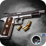 real gun sounds android application logo